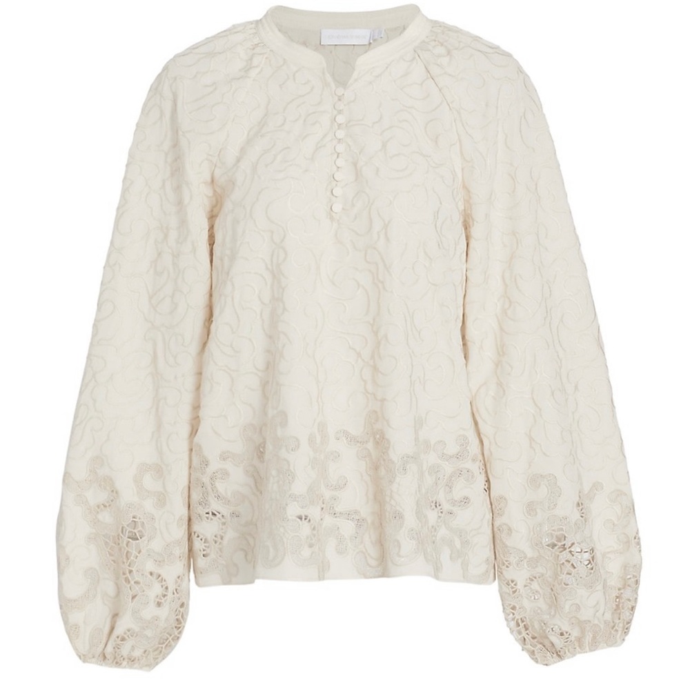 Jonathan Simkhai Jaid Embroidered Blouse - Picture 5 of 14